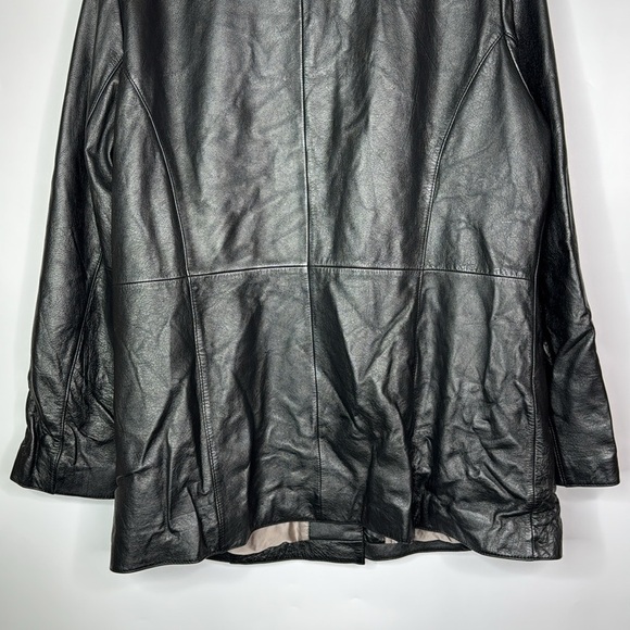 Wilson's Leather Black Button Jacket Size XL - Picture 6 of 9